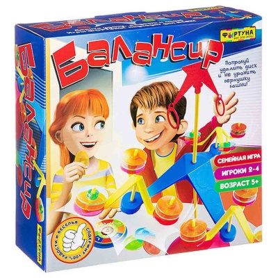 Семейная настольная игра Балансир Фортуна Ф86616